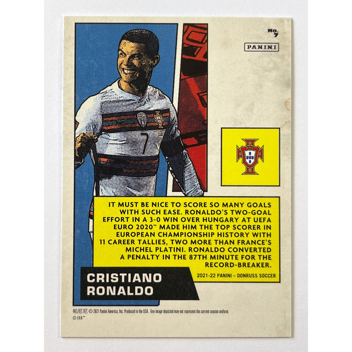 2021-22 Donruss Cristiano Gold Press Proof