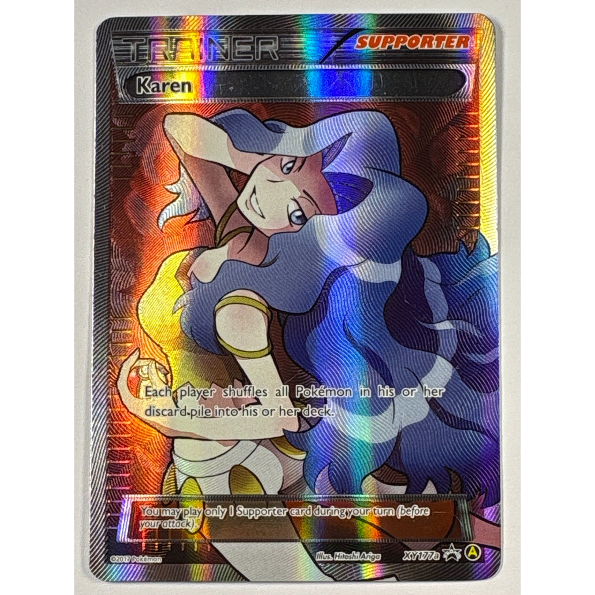 Karen Holo Black Star Promo XY177a | Local Legends Cards & Collectibles