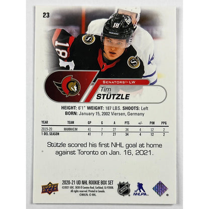 2020-21 Rookie Set Tim Stutzle RC