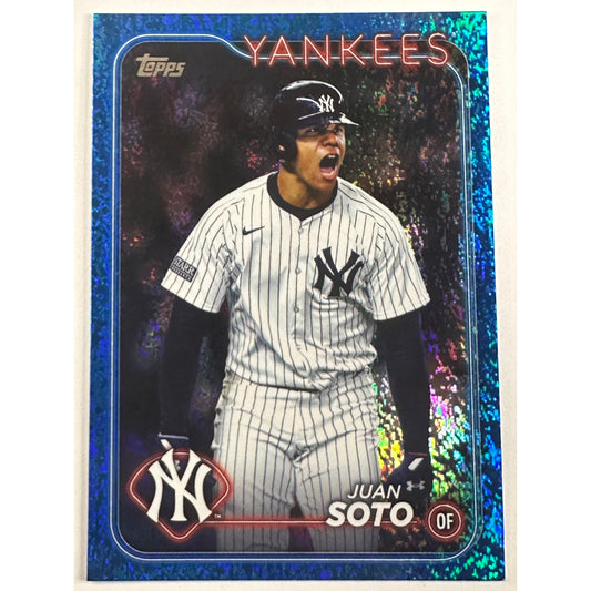 2024 Topps Update Series Juan Soto Blue Shimmer /999