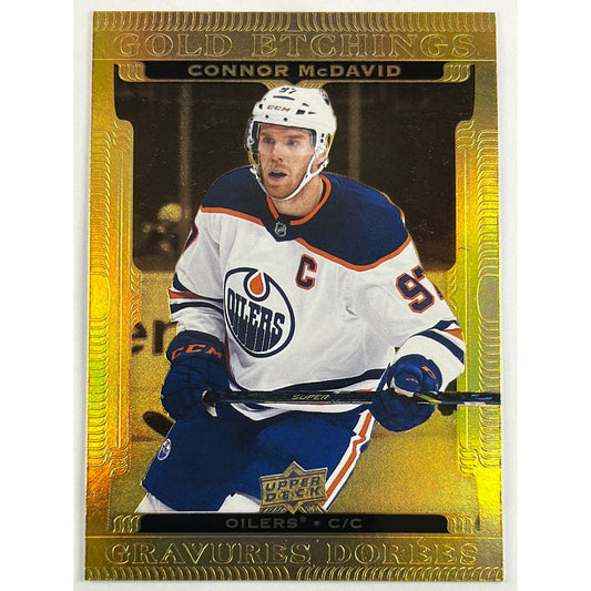 2022-23 Tim Hortons Connor McDavid Gold Etchings