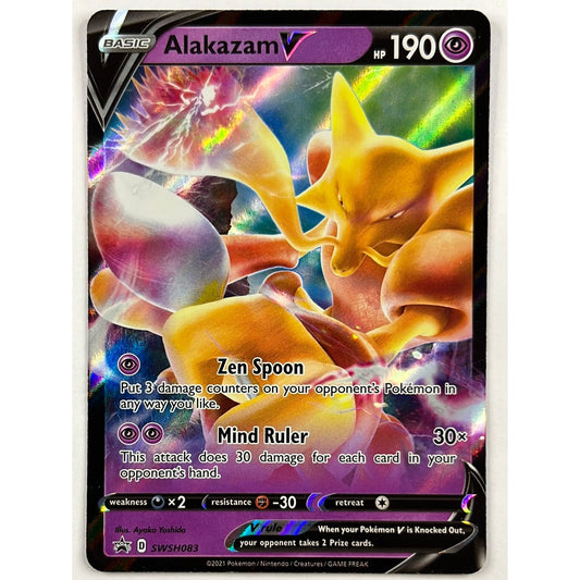 Alakazam V Holo Black Star Promo SWSH083