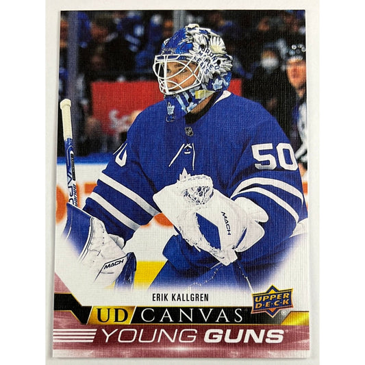 2022-23 Upper Deck Erik Kallgren Canvas Young Guns