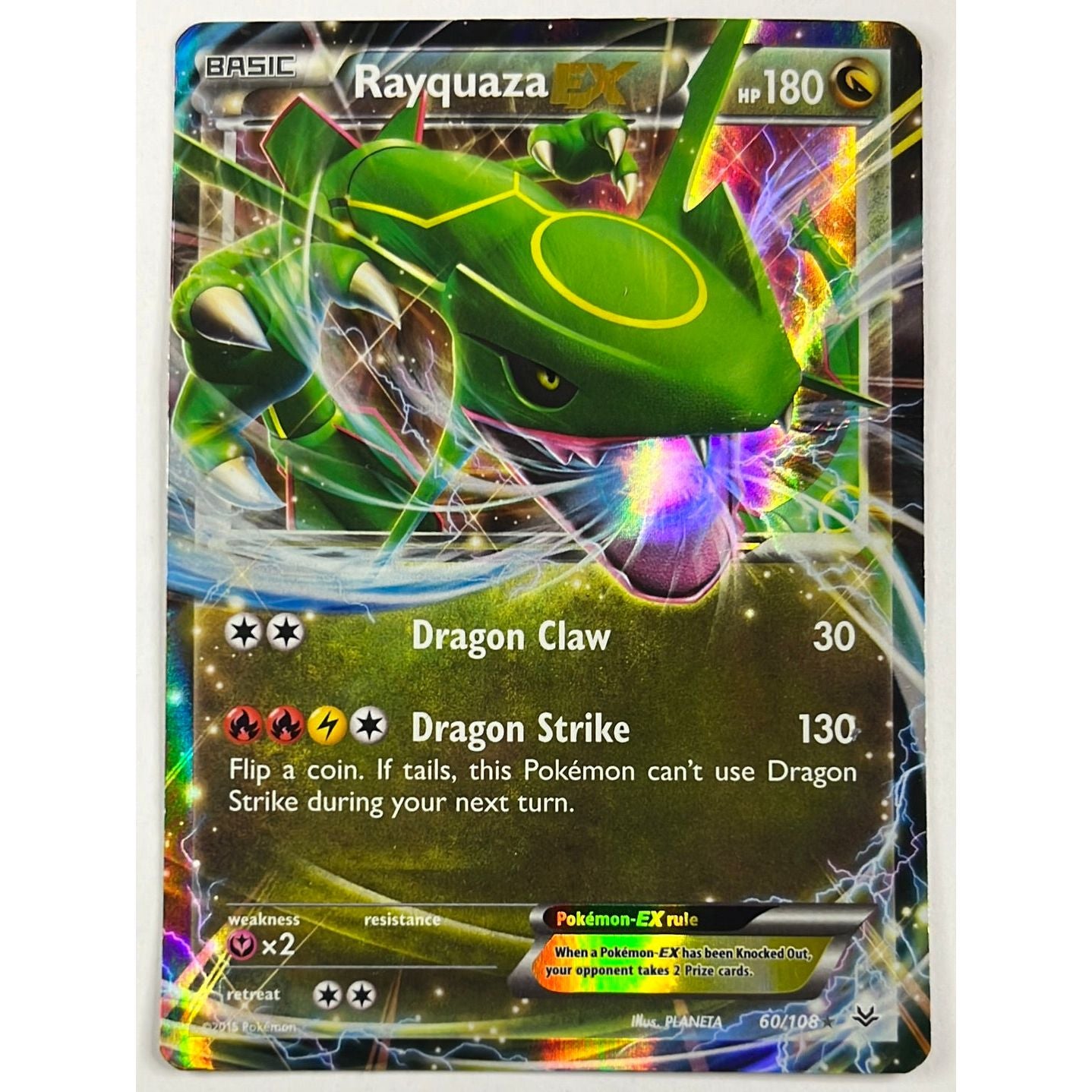 Rayquaza EX Full Art Ultra Rare 60/108