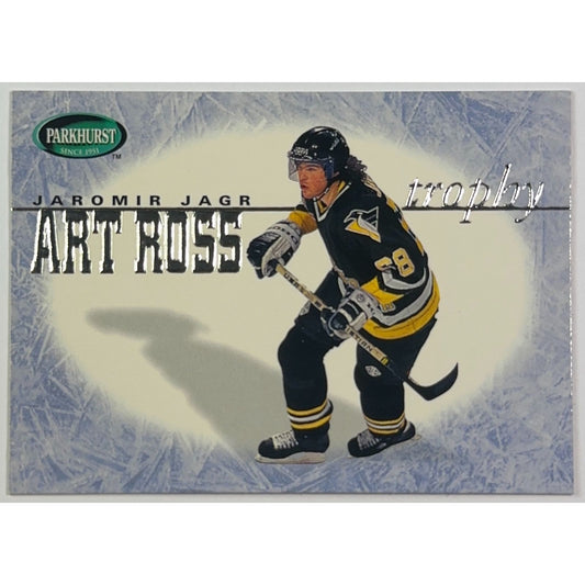 1994-95 Parkhurst Jaromir Jagr Art Ross Trophy Embossed