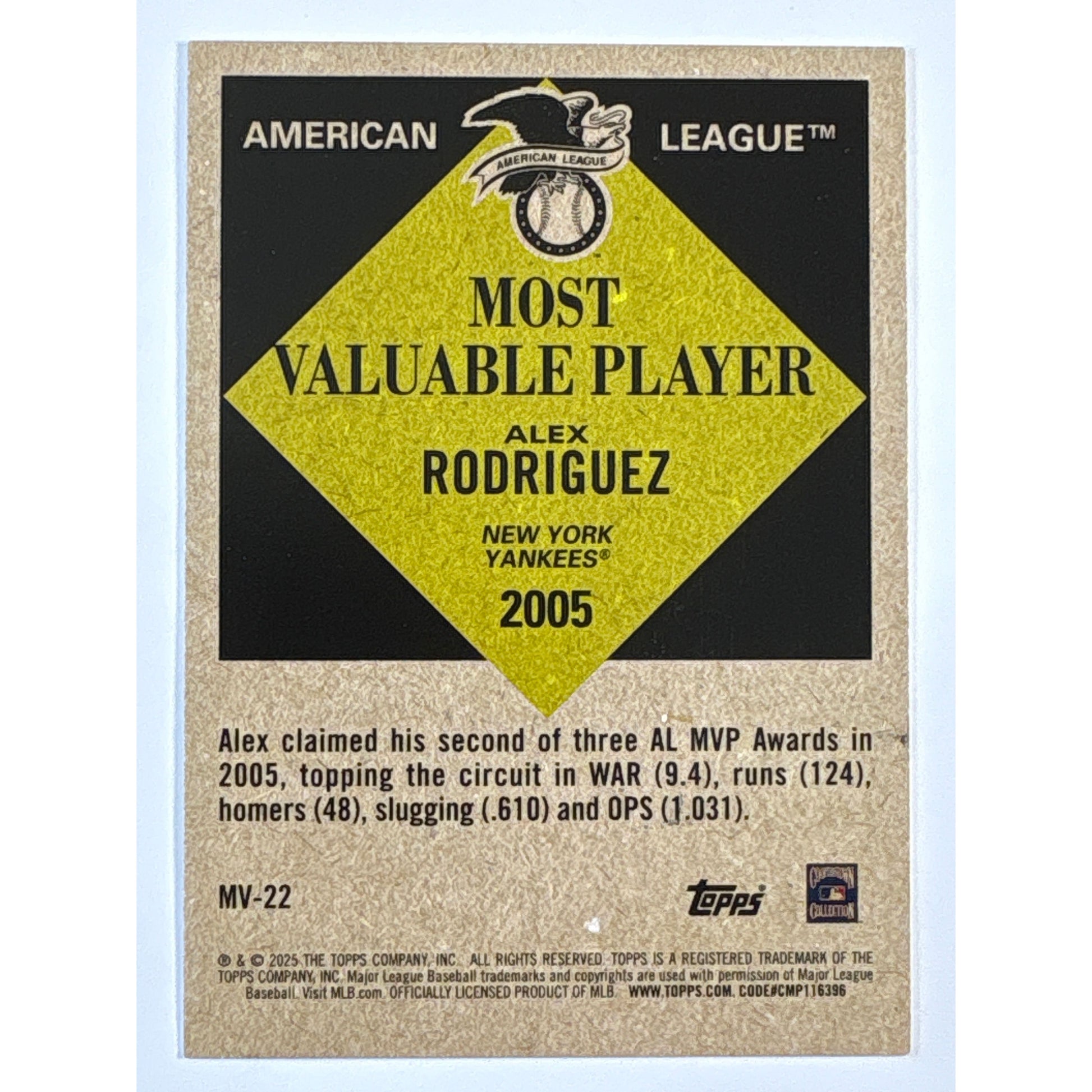 2025 Topps Alex Rodriguez Green Refractor /99 | Local Legends Cards & Collectibles