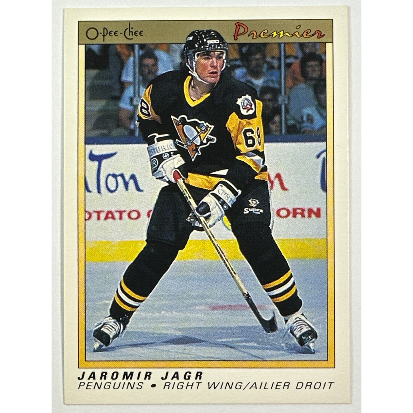 1990-91 O-Pee-Chee Premier Jaromir Jagr RC