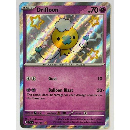 Drifloon Shiny Rare 155/091