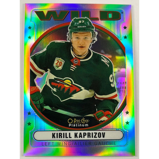 2021-22 OPC Platinum Kirill Kaprizov Rainbow
