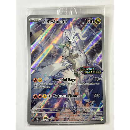 N’s Reshiram *Sealed/Stamped Illustration Rare 167/159