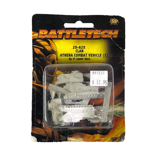 Ral Partha BattleTech Athena Combat Vehicle (2) AR20-628 Metal Miniatures Blister