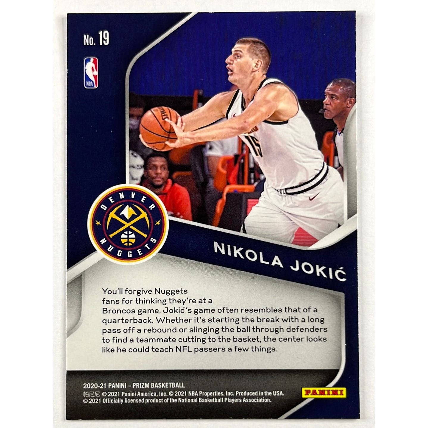 2020-21 Prizm Nikola Jokic Dominance | Local Legends Cards & Collectibles