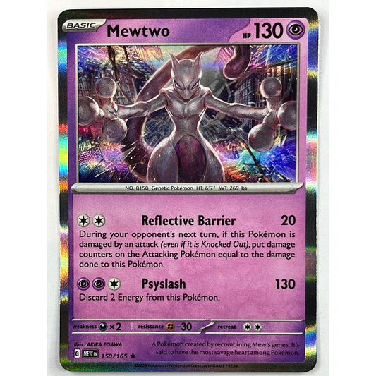Mewtwo Holo Rare 150/165