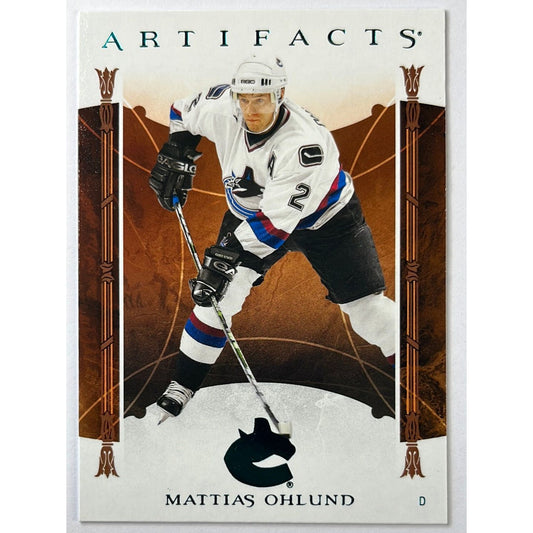 2022-23 Artifacts Mattias Ohlund Teal Paralell