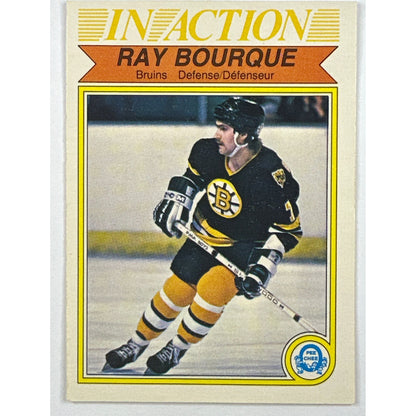1982-83 O-Pee-Chee Ray Bourque In Action