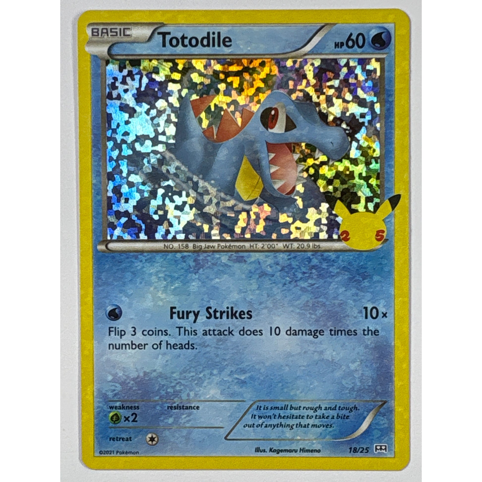 Totodile Holo McDonalds Promo 18/25 | Local Legends Cards & Collectibles