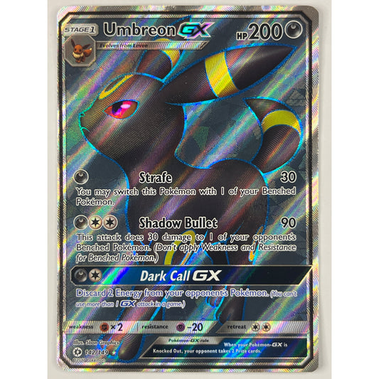 Umbreon GX Holo Ultra Rare 142/149