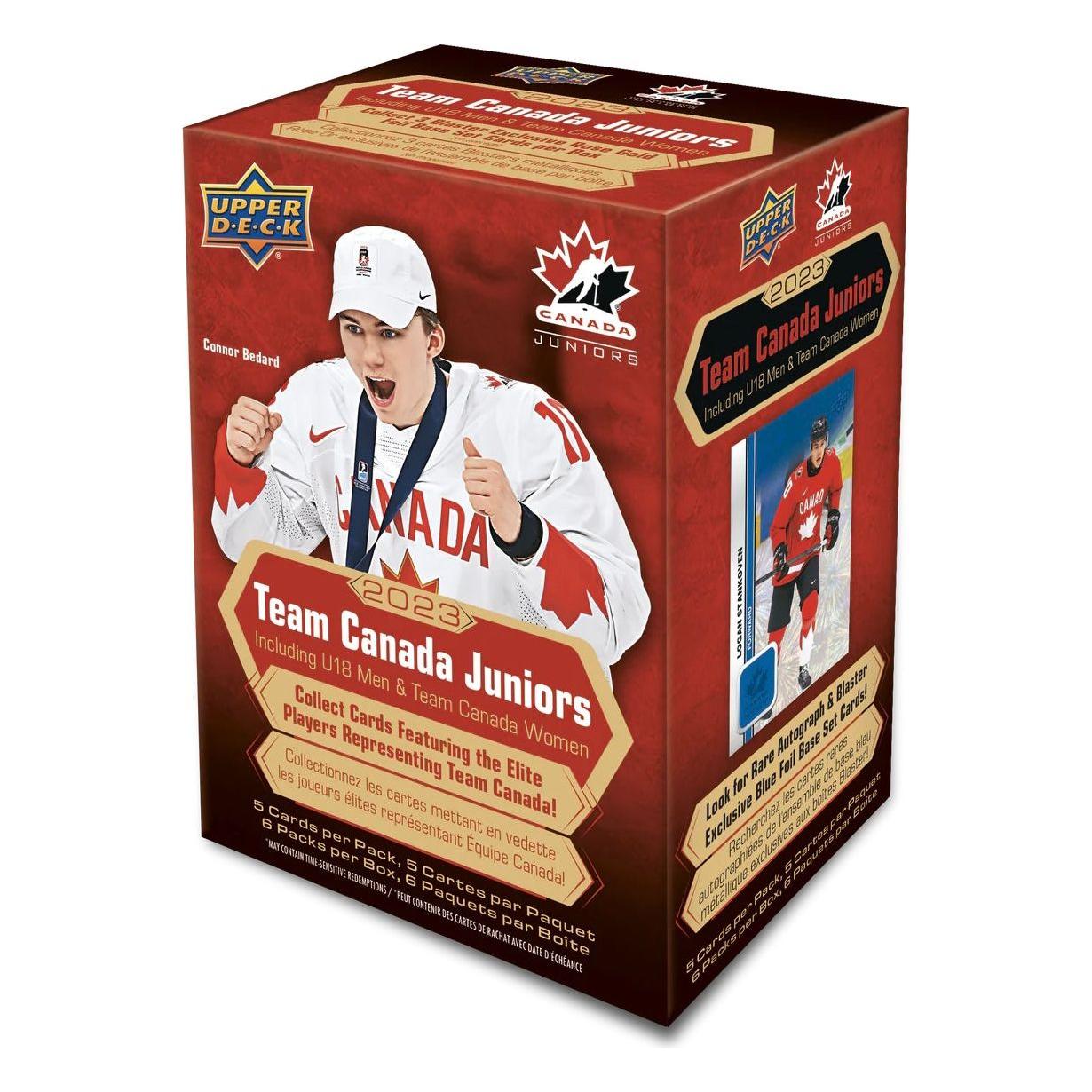 2023 Upper Deck Team Canada Juniors Hockey Blaster Box