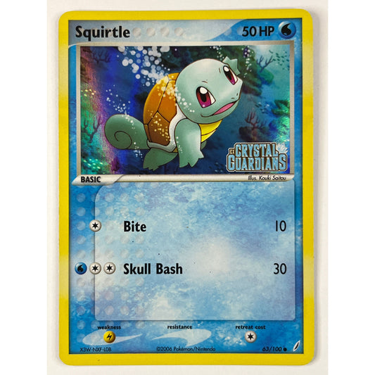 *STAMPED Squirtle Common Reverse Holo 63/100