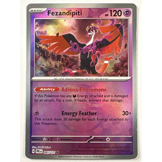 Fezandipiti Masterball Holo Rare 045/131