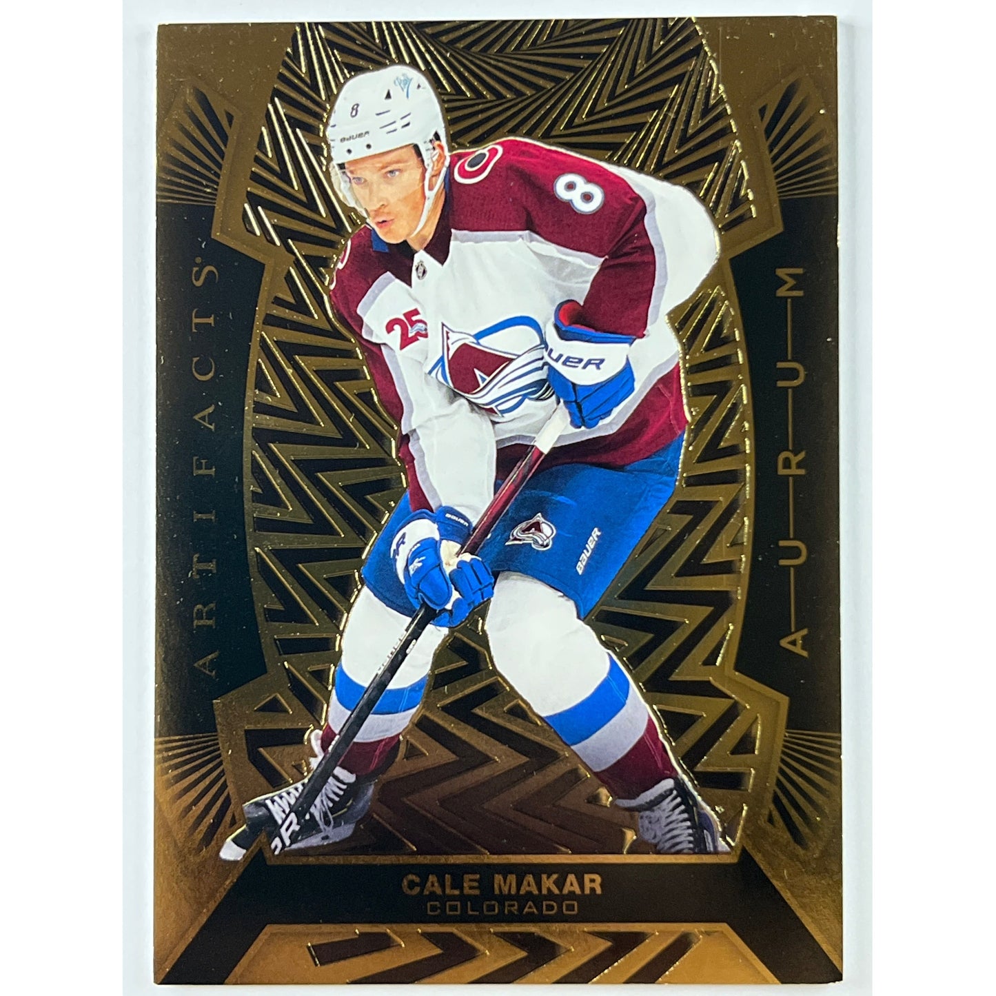 2021-22 Artifacts Cale Makar Unscratched Aurum