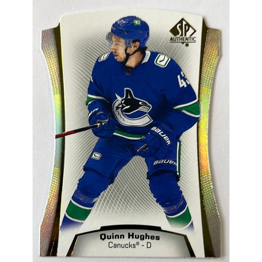 2021-22 SP Authentic Quinn Hughes Die Cut