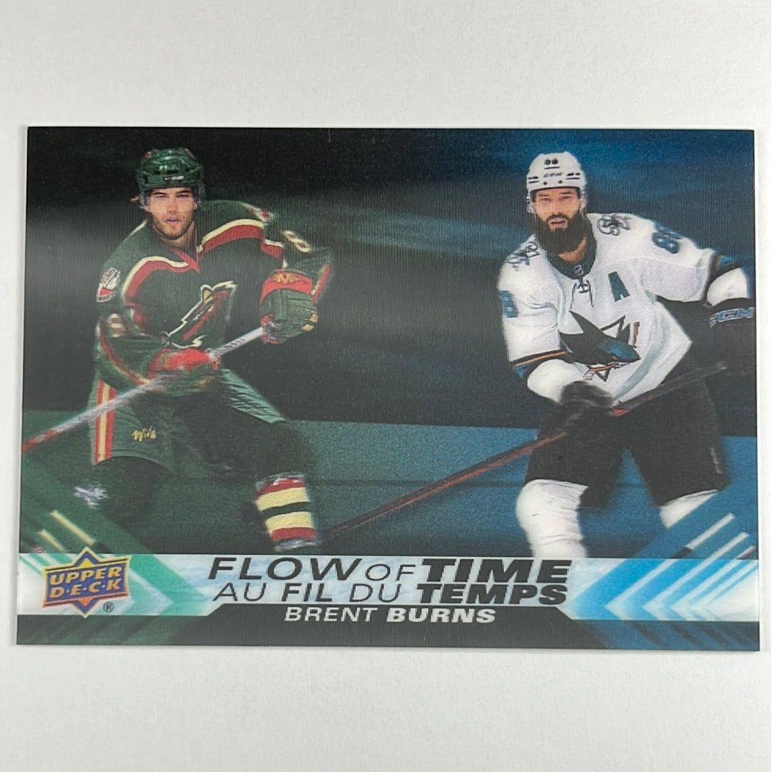 2022-23 Tim Hortons Brent Burns Flow of Time 3D Lenticular