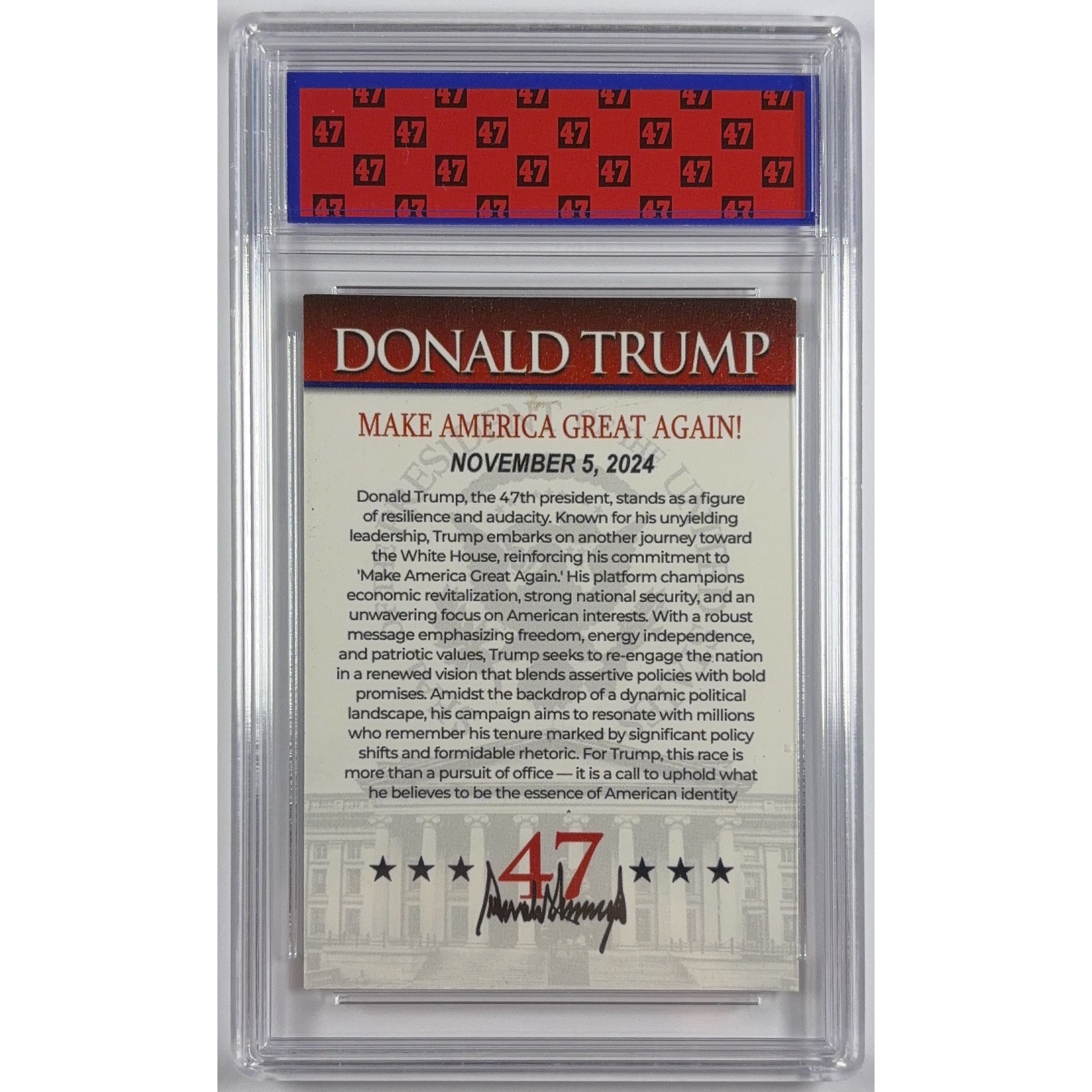 Donald Trump “47th President & 1st King” Limited Run TRUMP 10 | Local Legends Cards & Collectibles