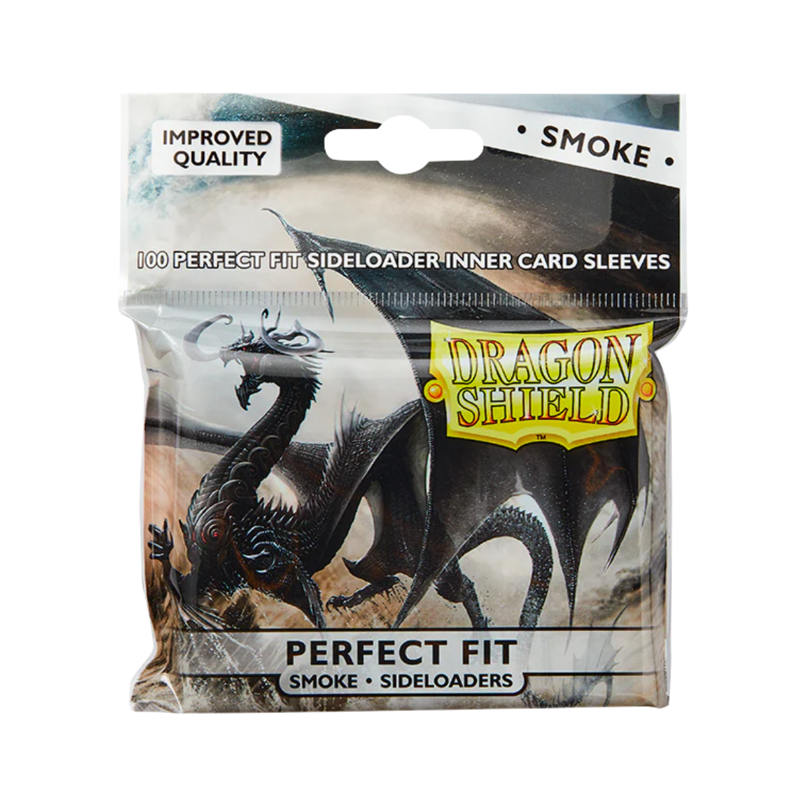 Dragon Shield Smoke Perfect Fit Sleeves | Local Legends Cards & Collectibles