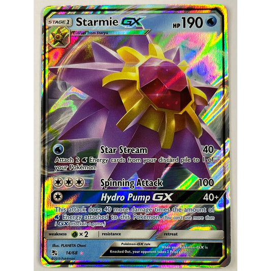 Starmie GX Ultra Rare 14/68