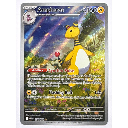 Ampharos Holo Illustration Rare 090/086 | Local Legends Cards & Collectibles