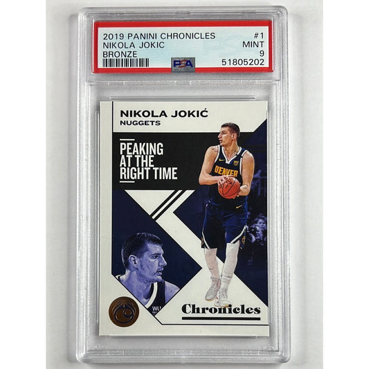 2019-20 Chronicles Nikola Jokic Bronze PSA 9 MINT