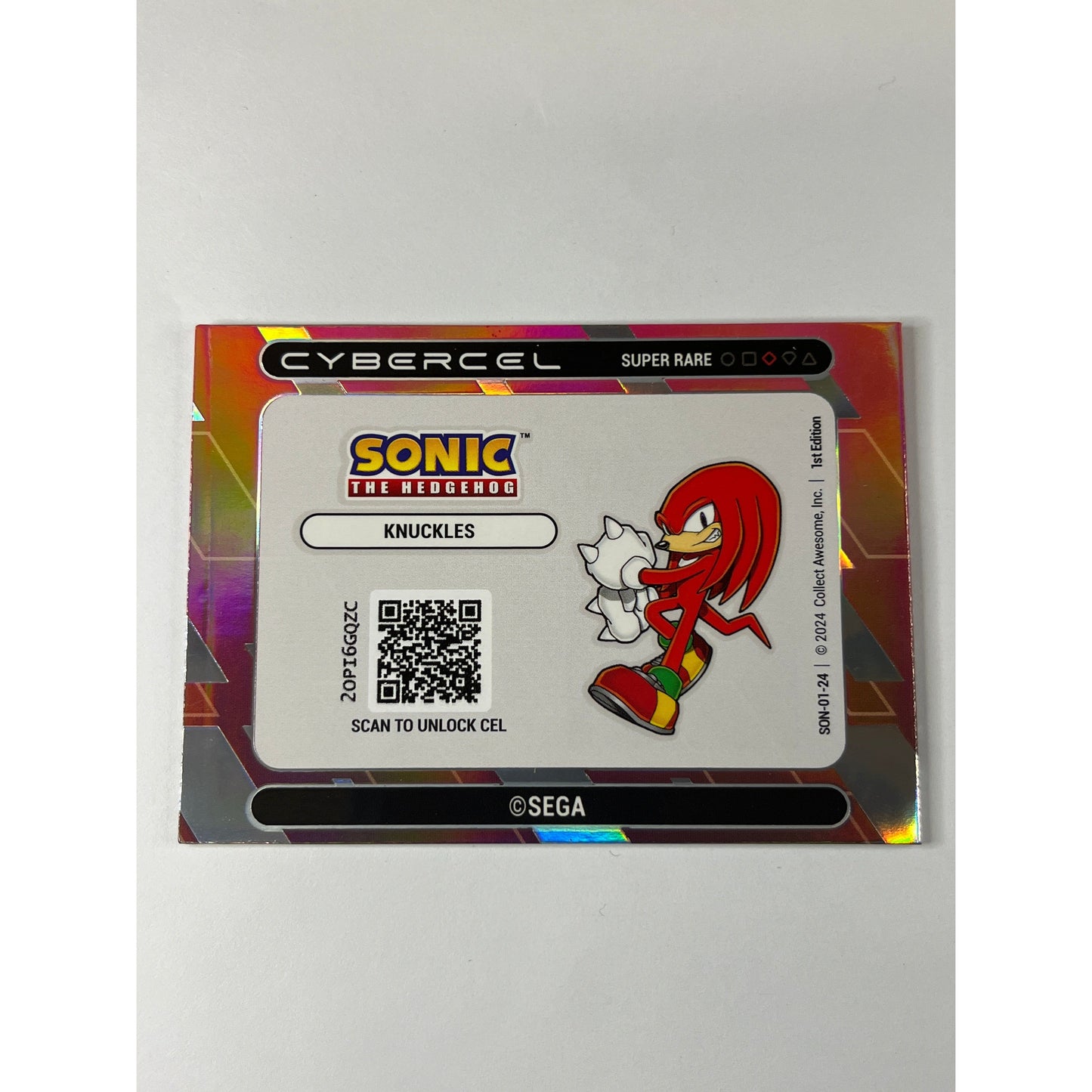 3D Booklet Knuckles Holo Super Rare 24