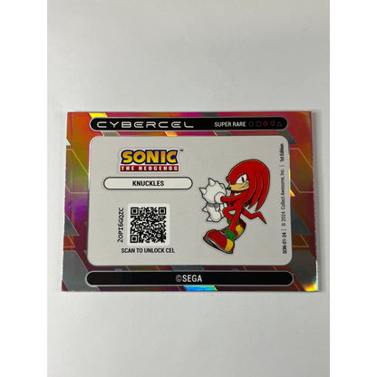 3D Booklet Knuckles Holo Super Rare 24