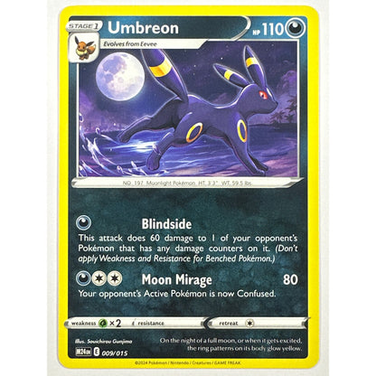 Umbreon Non Holo McDonald’s Promo 009/015