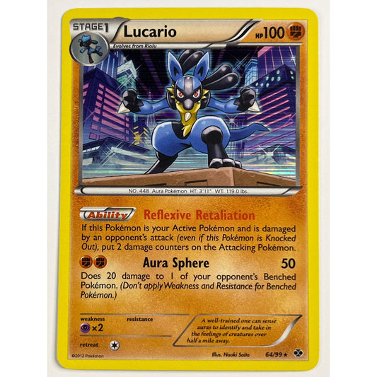 Lucario Holo Rare 64/99