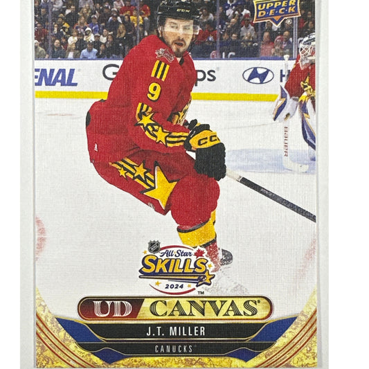 2024-25 Upper Deck Extended Series J.T. Miller All Star Skills 2024 UD Canvas SP