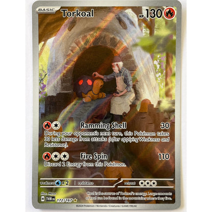 Torkoal Holo Illustration Rare 172/167