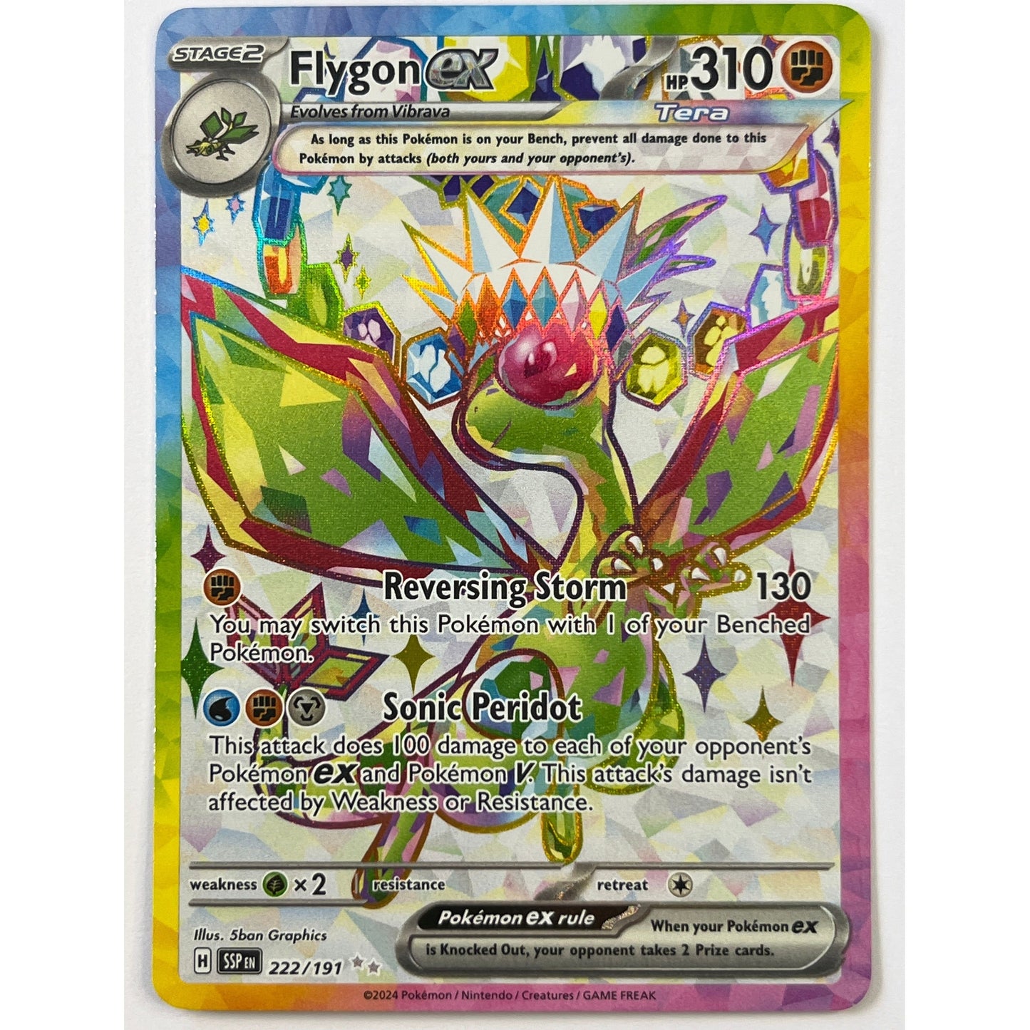 Flygon EX Holo Ultra Rare 222/191