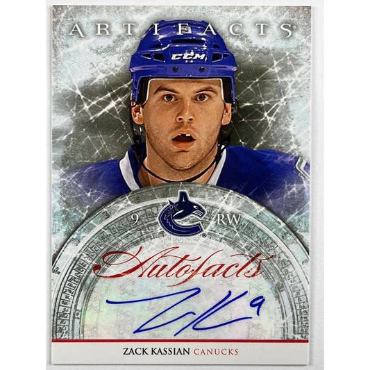 2012-13 Artifacts Zack Kassian Autofacts Inscribed