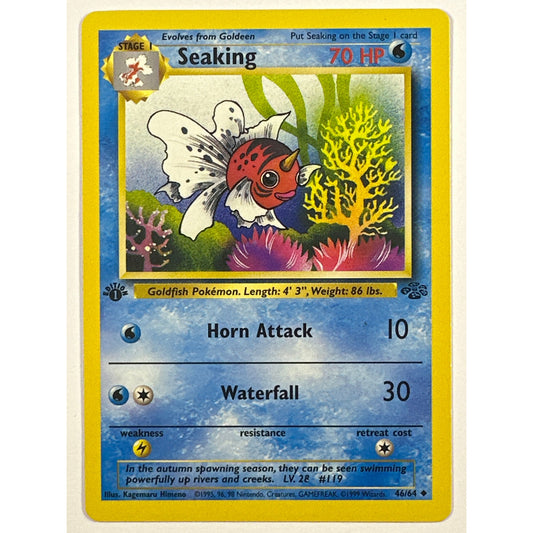 1st Edition Seaking Non Holo Uncommon 46/64