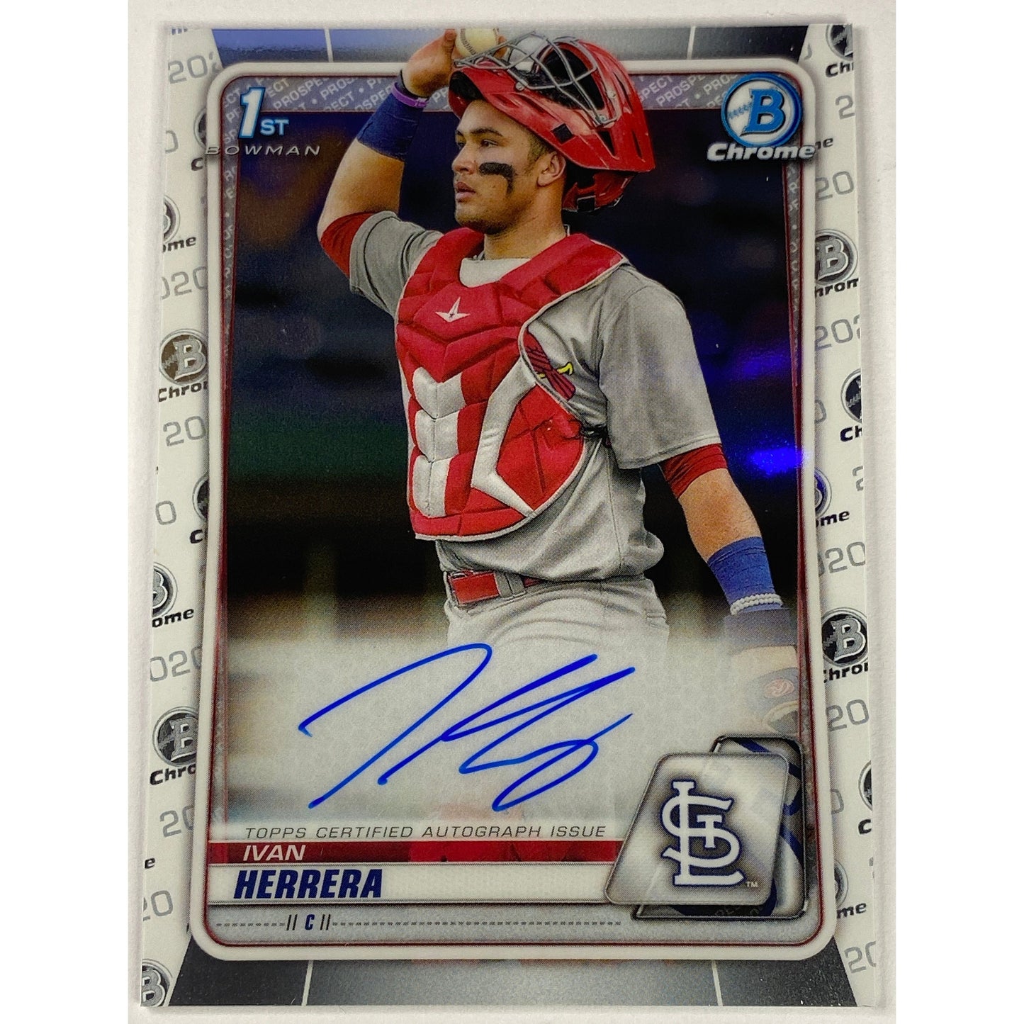 2020-21 Topps Bowman 1st Chrome Ivan Herrera Auto