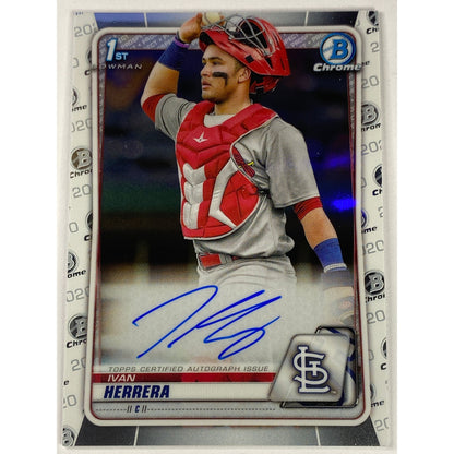 2020-21 Topps Bowman 1st Chrome Ivan Herrera Auto