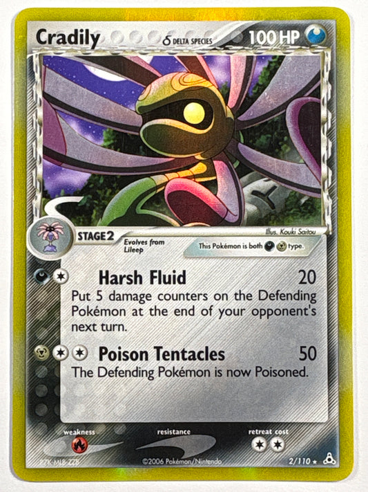 Cradily Reverse Holo Rare 2/110 | Local Legends Cards & Collectibles