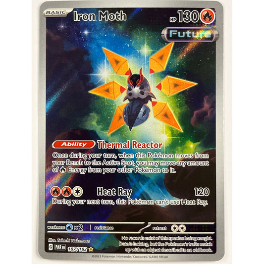 Iron Moth Holo Illustration Rare 187/182