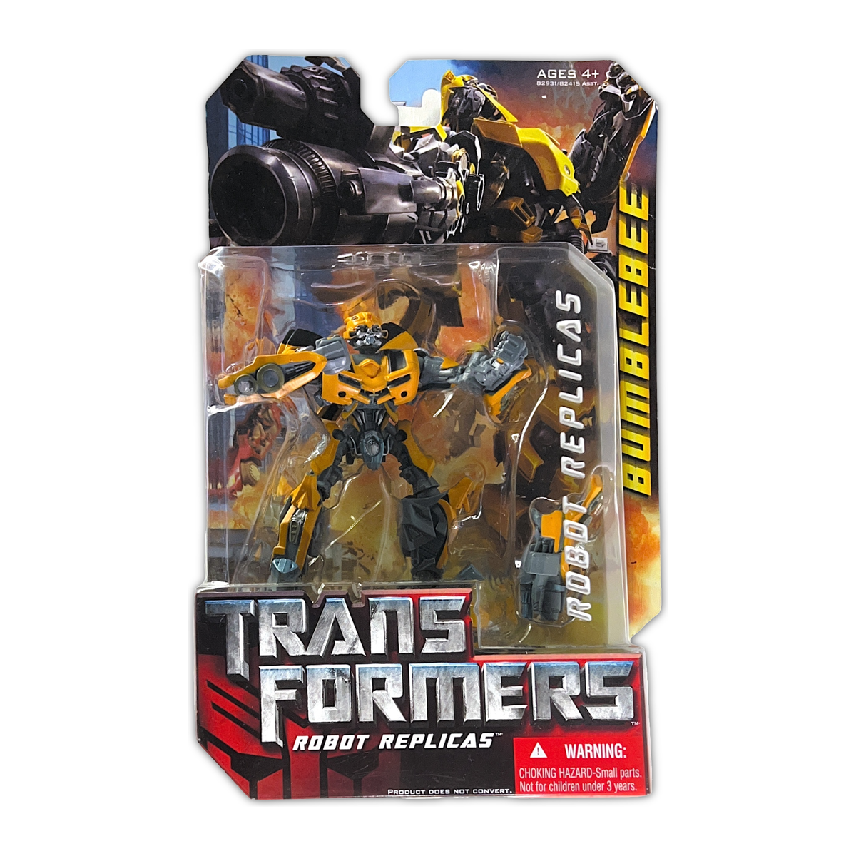 Posable Transformer 2007 Hasbro Transformers Bumblebee Robot Replicas Posable Figure