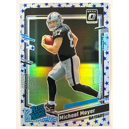 2023 Donruss Optic Michael Mayer Stars Emoji Rated Rookie