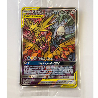Sealed* Moltres & Zapdos & Articuno GX Tag Team Holo Black Star Promo