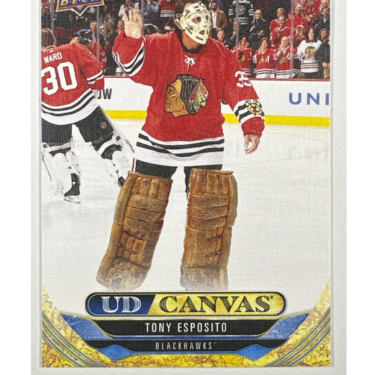 2024-25 Upper Deck Extended Series Tony Esposito UD Canvas Legends
