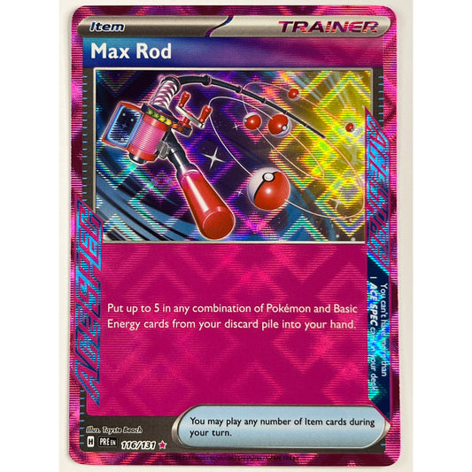 Max Rod Holo ACE SPEC Rare 116/131
